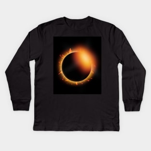 Total Eclipse Kids Long Sleeve T-Shirt